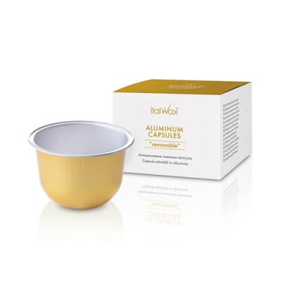 ITALWAX aluminium replacement capsule for Glowax kit, 5 pcs