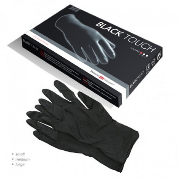  BLACK TOUCH latex gloves, 10 pcs